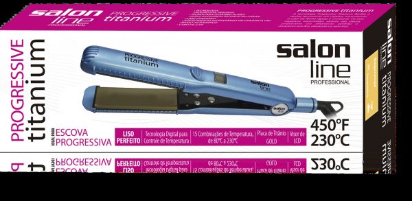 Prancha Titanium - Azul (450°F/230°C)